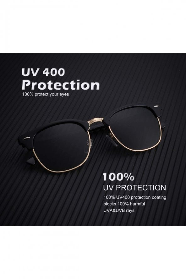 Pl21ug001r08 Siyah Unisex Güneş Gözlüğü - Resim 2