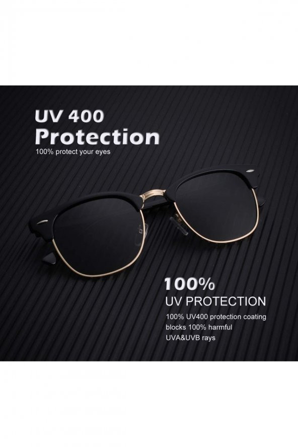 Pl21ug001r09 Siyah Unisex Güneş Gözlüğü - Resim 2