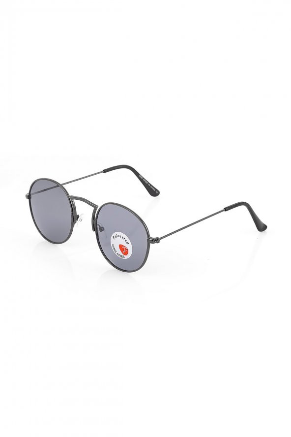 POLO55 Round Metal Polarize Kadın Güneş Gözlüğü PL22KG013R001 - 3