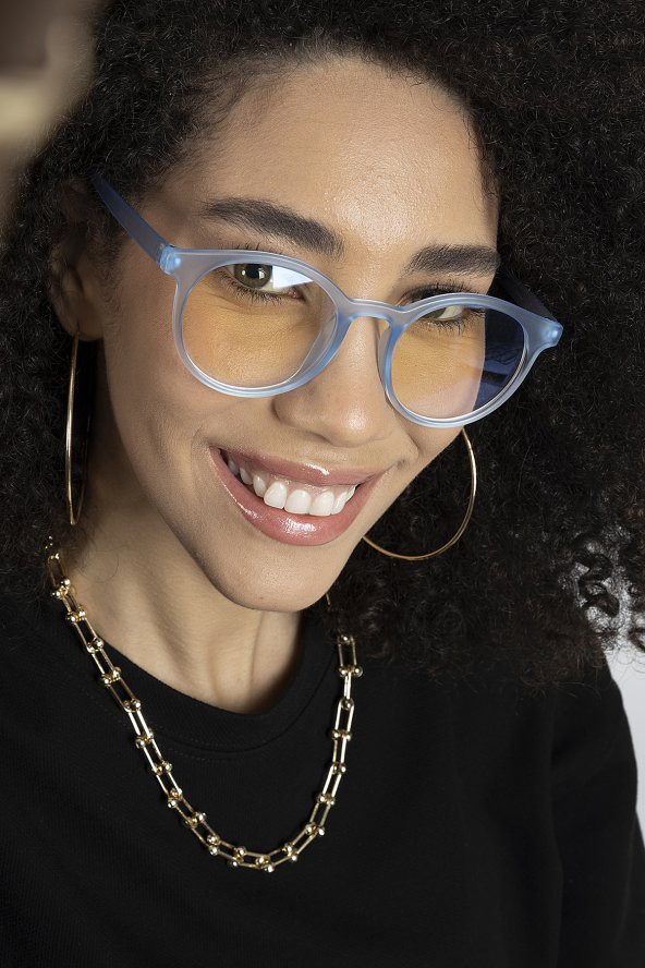 POLO55 Unisex B-Block Mavi Işık Korumalı Gözlük PL21BB001R004 ürün görseli