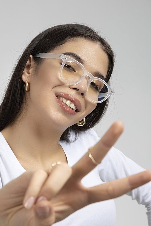 POLO55 Unisex B-block Mavi Işık Korumalı Gözlük PL21BB004R004 ürün görseli