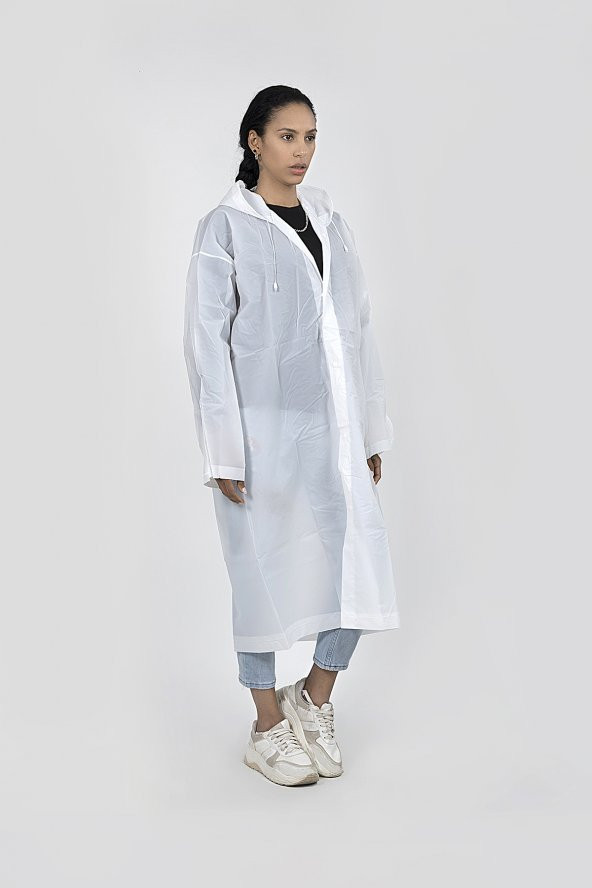 POLO55  Kapüşonlu Çıtçıtlı Yağmurluk ve Rüzgarlık - 3