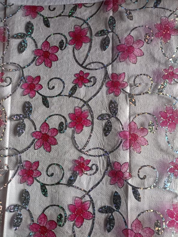 ŞEFFAF DESENLİ MASA ÖRTÜSÜ 1,4 mm 80 cm Pvc Kaymaz Masa Örtüsü