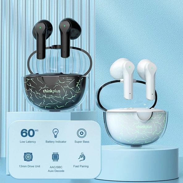 Lenovo XT95 Pro Kablosuz Bluetooth Kulakılık - Siyah - 2
