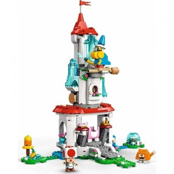 LEGO Super Mario 71407 Cat Peach Suit and Frozen Tower - 2