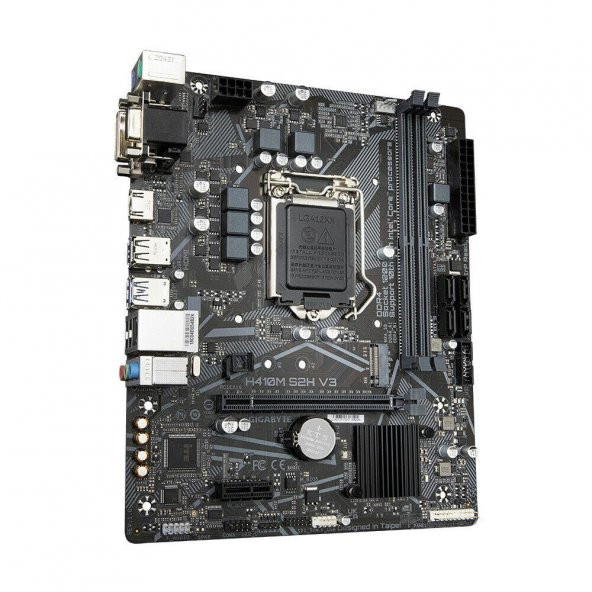Gigabyte H410M S2H V3 motherboard Intel LGA 1200 micro ATX - H410M S2H V3 Anakart - 2