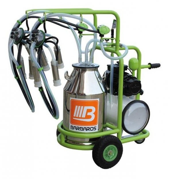 BARTECH ÇİFT SAĞIM Gold Model Çift Sağım Alüminyum Güğüm kuru Pompa Sağım Makinesi