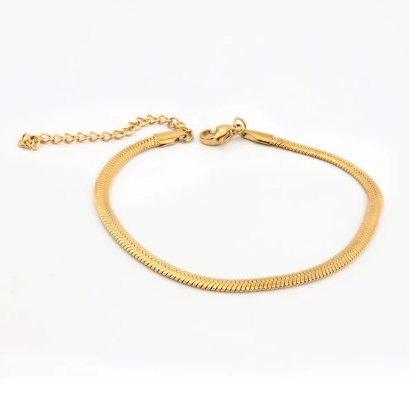 Pigado Paslanmaz Çelik Yılan Derisi Zincir Bileklik - 2