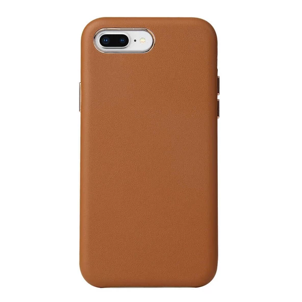 Apple iPhone 8 Plus Kılıf Eyzi Kadife İç Yüzey Suni Deri Kılıf - Resim 3