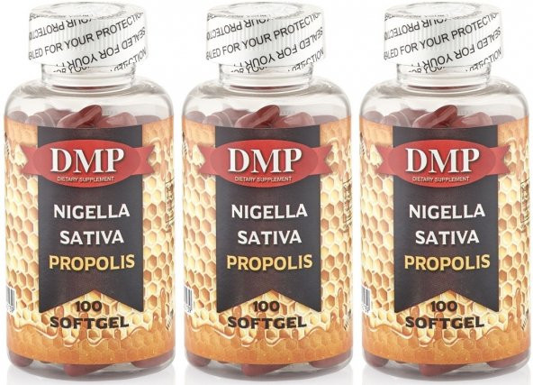 Dmp Çörek Otu Yağı Propolis 3X100 Softgel