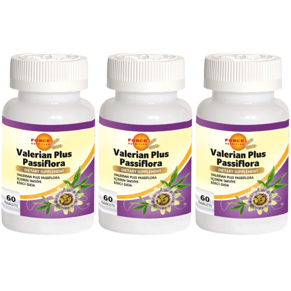 Force Nutrition Valerian Plus Passiflora 3x60 Tablet