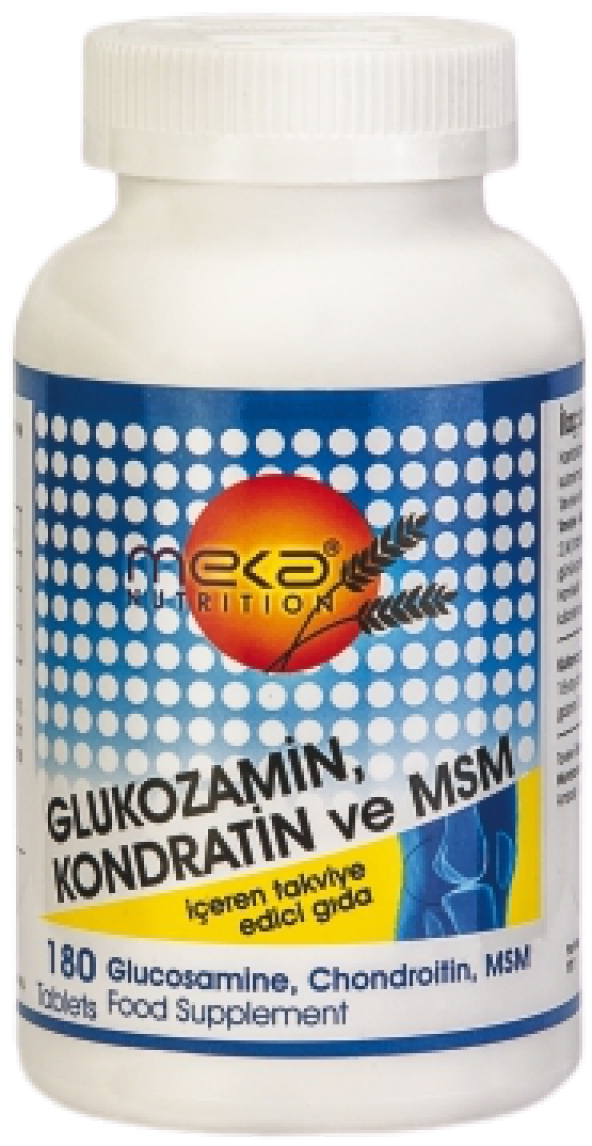 Meka Nutrition Glucosamine Chondroitin Msm 180 Tablet