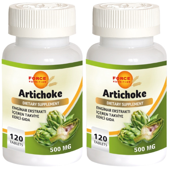 Force Nutrition Artichoke Enginar Ekstraktı 500 MG 2x120 Tablet