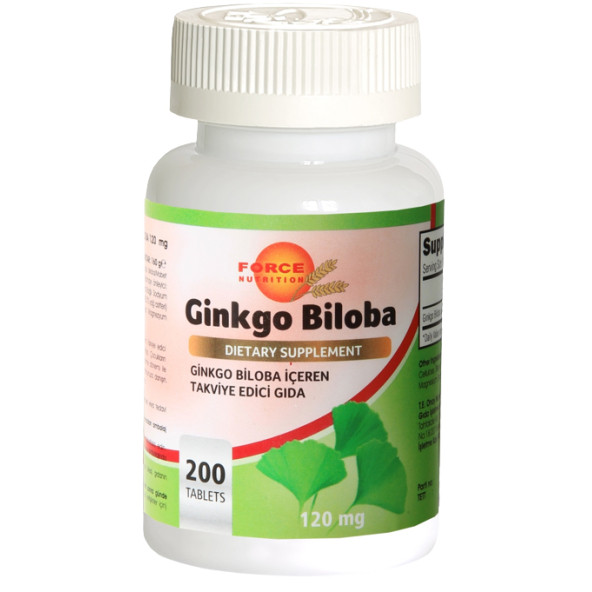Force Nutrition Ginkgo Biloba Extract 120 Mg 200 Tablet