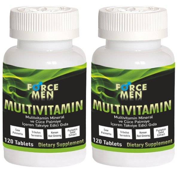 Force Men Multivitamin Saw Palmetto Ginseng 120 Tablet 2 Kutu