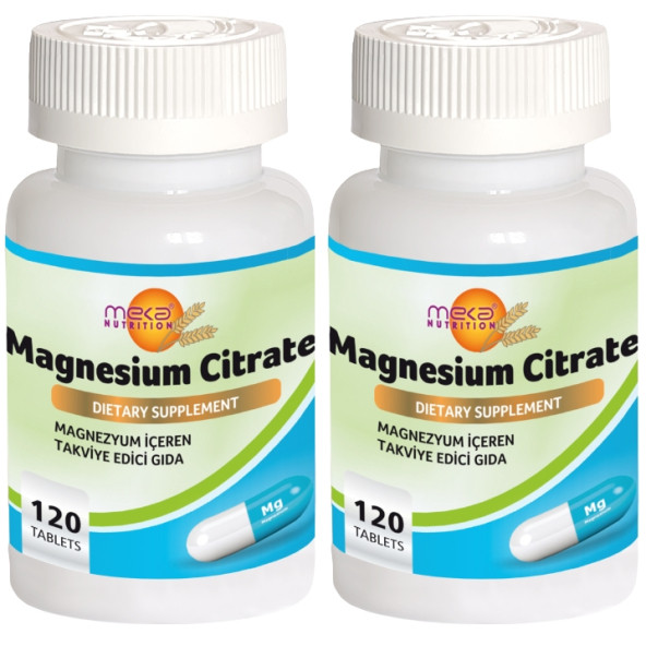 Meka Nutrition Magnesium Citrate 2x120 Tablet