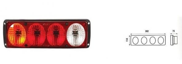 ÜNİVERSAL STOP LAMBA MERCEKLİ KABLOLU - 2