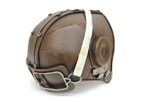 Dekoratif Metal Pilot Kaskı Biblo Dekoratif Hediyelik - 3