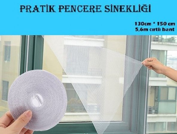 Ayarlanabilir Pratik Tül Pencere Sinekliği Yıkanabilir