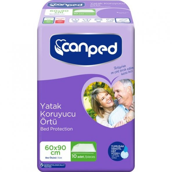 Canped Yatak Koruyucu Örtü Ekstra Örtü (60cm * 90cm) 10'lu