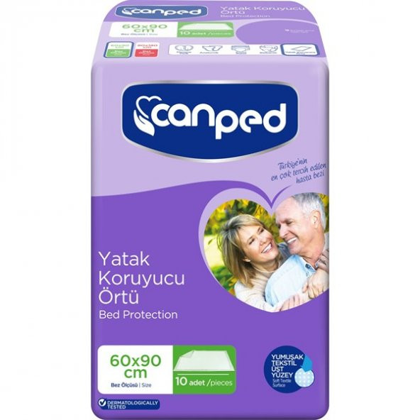 Canped Yatak Koruyucu Örtü Ekstra Örtü (60cm * 90cm) 10'lu - 2
