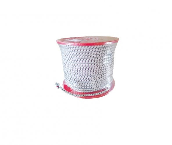EBA 8 Mm 25 Metre Lastikli Ipek Halat Gerdirme Ipi Branda Germe Lastiği - 3
