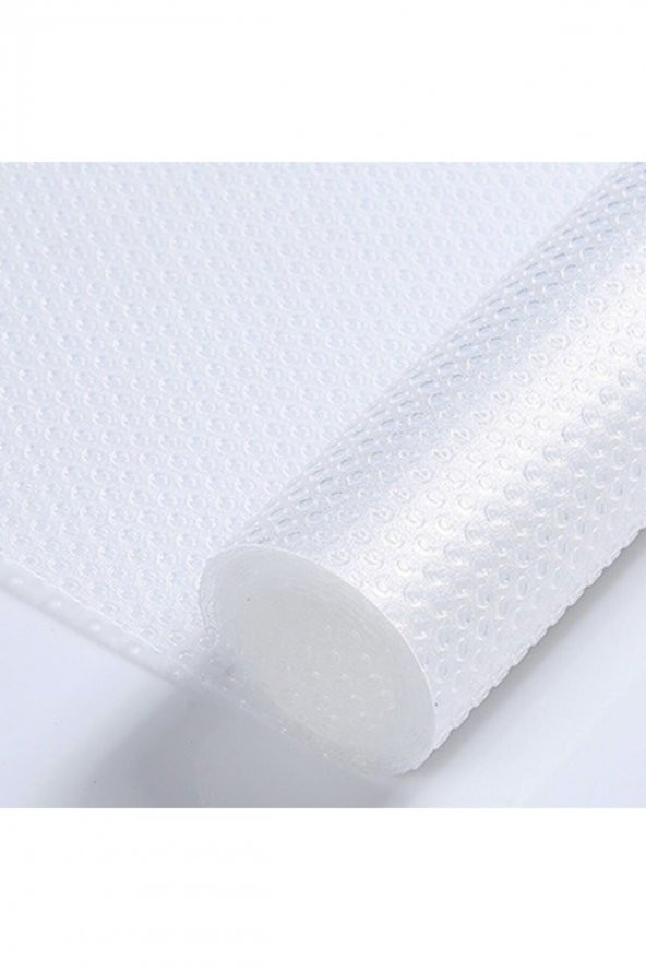 Sılver Eva Kaymaz 45cm X 3 Metre Şeffaf Kaymaz Raf Dolap Içi Ve Çekmece Içi Örtüsü - 4