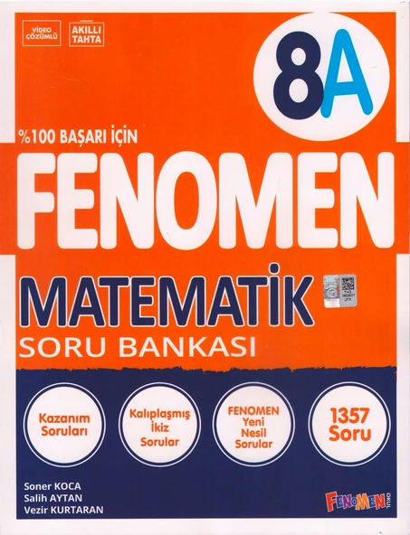 FENOMEN 8.SINIF MATEMATİK SORU BANKASI-A ürün görseli