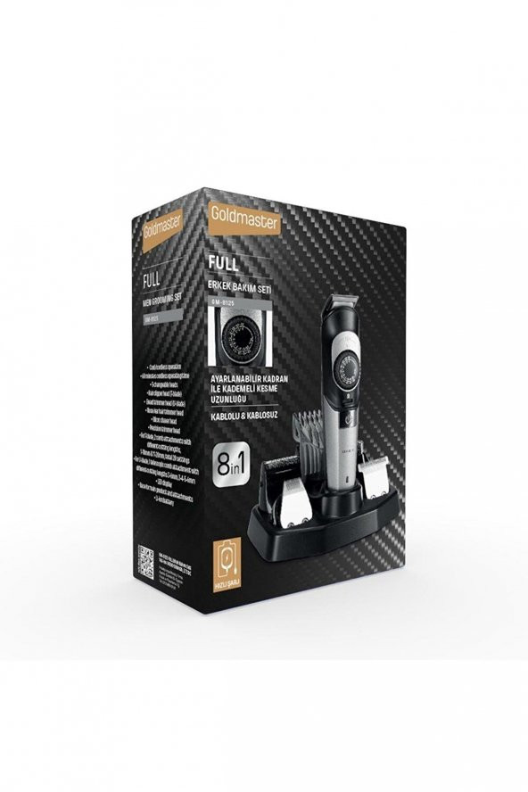 GOLDMASTER GM-8125 FULL ERKEK BAKIM SETİ - 7