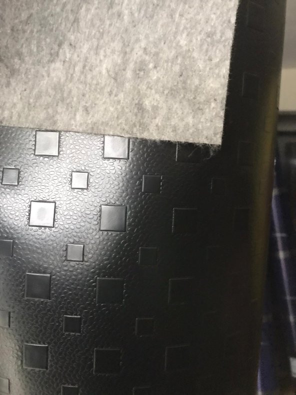 Pvc DAMA SİYAH Yer Muşambası Oto Zemin Kaplama En: 2m X Boy: 8m - 2