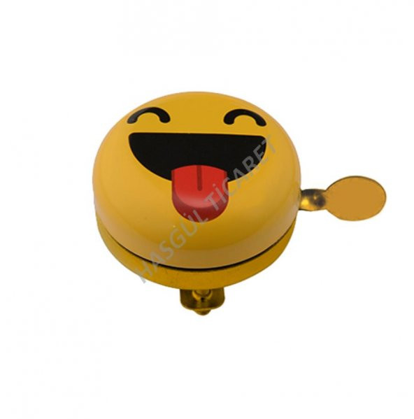 Hsgl Bisiklet Sarı Yüksek Sesli Metal Emoji P Gülüçük Yüz Zil Bisiklet Aksesuar İkaz Zil146