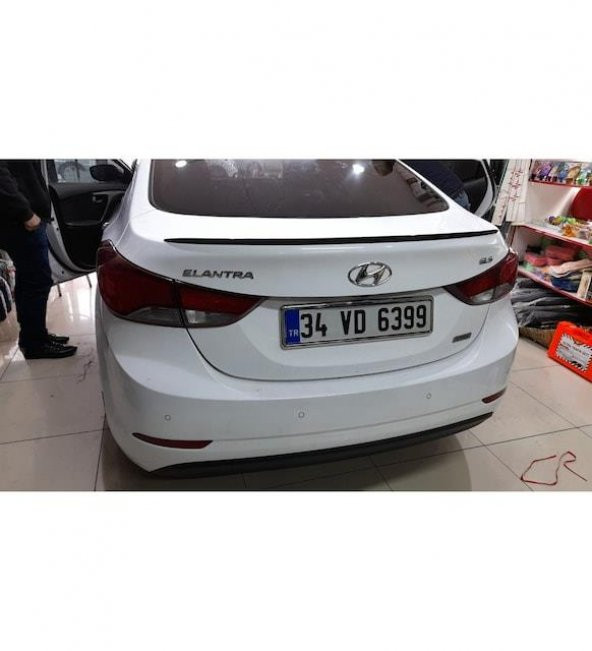 Hyundai Elantra Piano black Anatomik üniversal spoiler 115cm Elastik bagaj üstü çıta