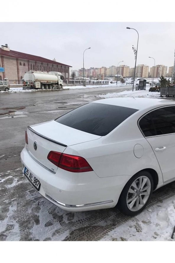 Volkswagen B7 Passat Piano black Anatomik üniversal spoiler 115cm Elastik bagaj üstü çıta