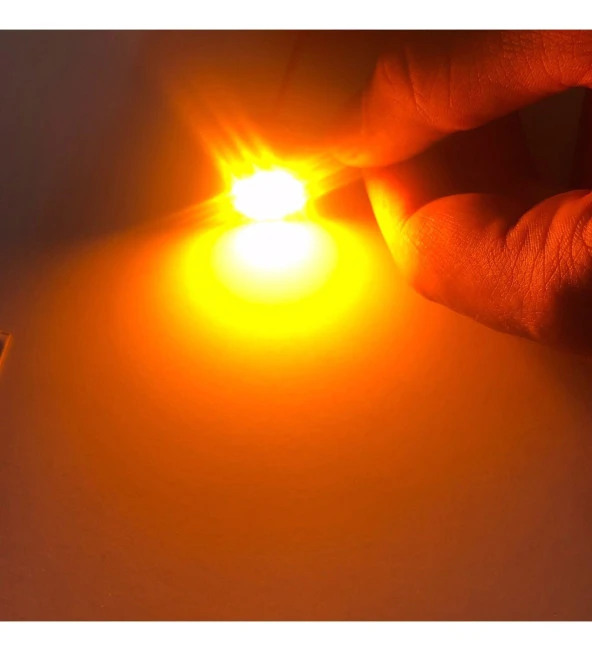 67/93 Cob Led Çift Duy Turuncu Led - 3