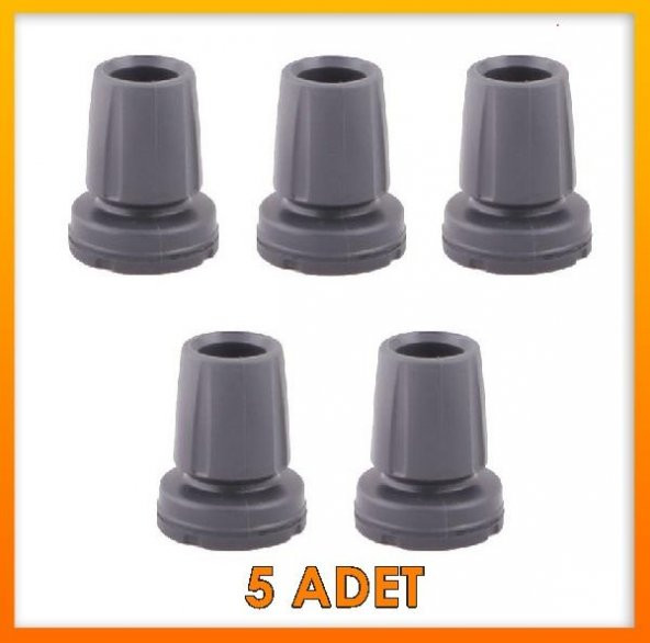 Herdegen Kanedyen Baston İçin Lastik Ucu (5 Adet) 19 - 44 MM