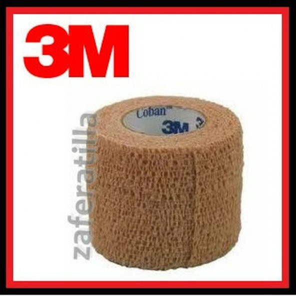3M Coban Bandaj Elastik Yapışkan Bandaj 5Cm x 4.5M