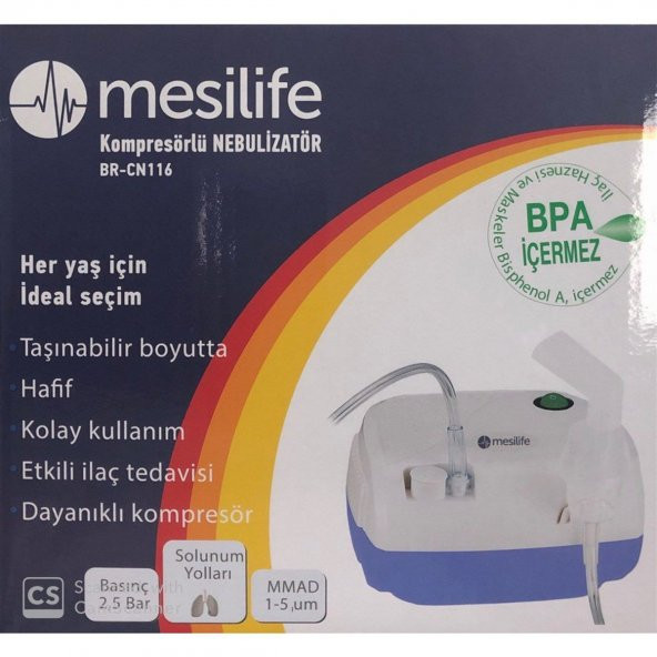Mesilife BR-CN116 Kompresörlü Nebulizatör - 2