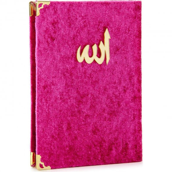 Kadife Yasin Çanta Boy Fuşya