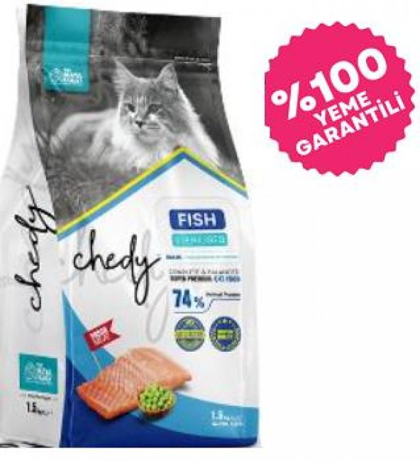 Chedy Super Premıum Kısırlaştırılmış Balıklı Yetişkin Kedi Maması 10 Kg