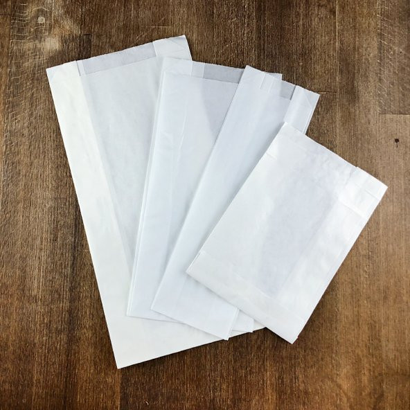 Beyaz kese kağıdı  8x27 (100 adet) - 3