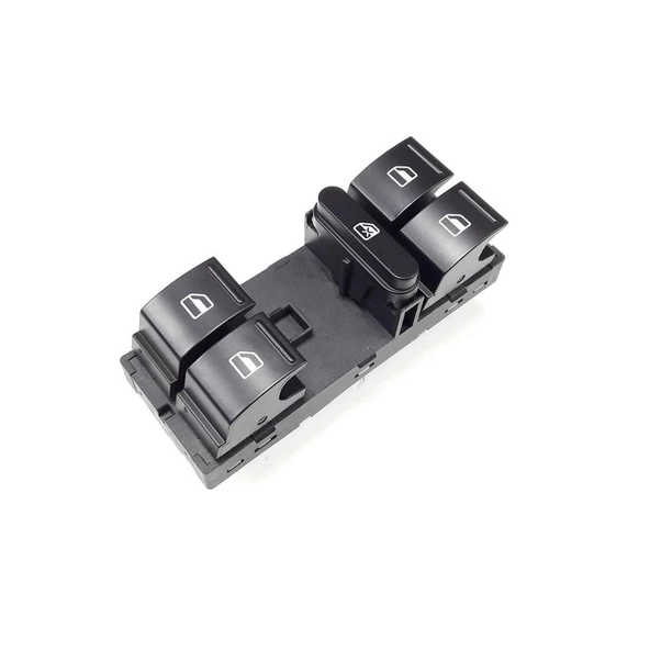 Skoda Fabia 2 2007-2010 Sol Ön Kapı Dörtlü Cam Düğmesi 5J0959858A