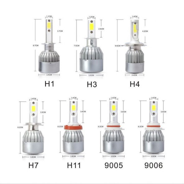 Mercedes C180 (W204) Kısa Far Led Xenon Şimşek Etkili 2012-2015 Arası - 4