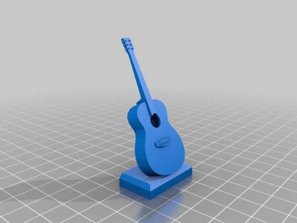 Gitar Modeli Biblo Dekoratif Hediyelik Süs Eşyası Maket Masaüstü