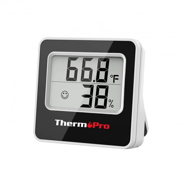 NPO ThermoPro TP157 İç Mekan (Sera, Dolap, Bebek Odası) Hassas Sıcaklık ve Nem Ölçer Mini Termometre