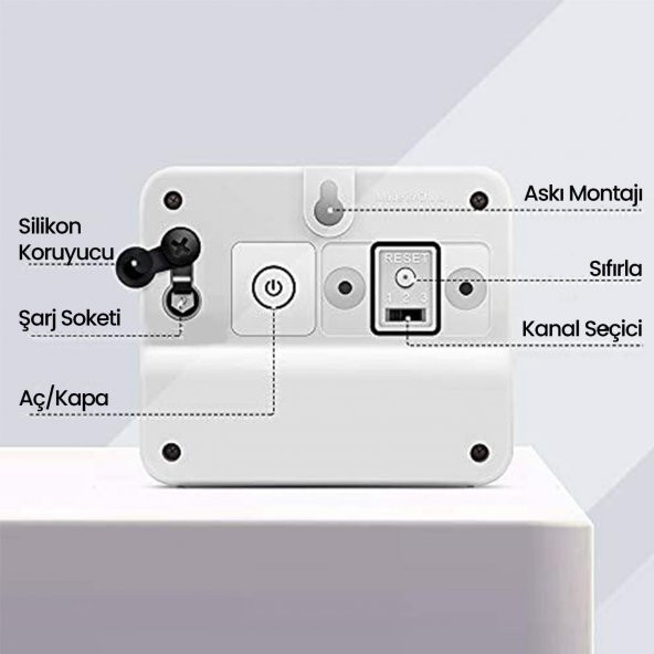 ThermoPro TX-4C İlave Dış Sensör (TP63C, TP67C, TP68C için) - 4