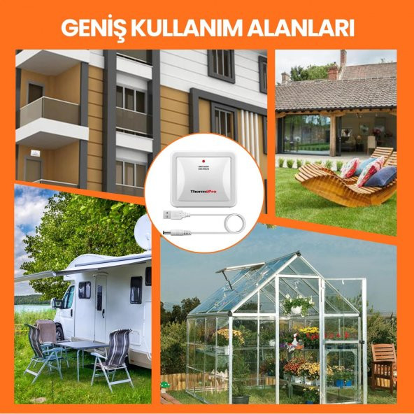 ThermoPro TX-4C İlave Dış Sensör (TP63C, TP67C, TP68C için) - 6