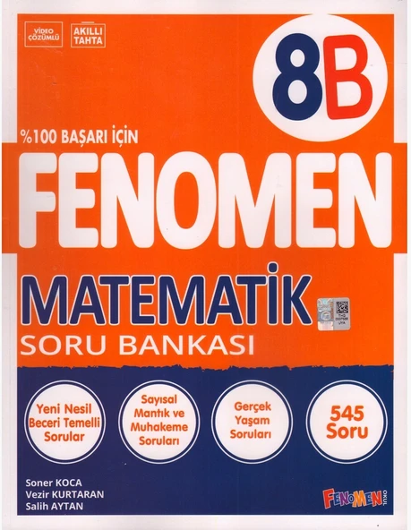 FENOMEN 8.SINIF MATEMATİK SORU BANKASI-B ürün görseli 1