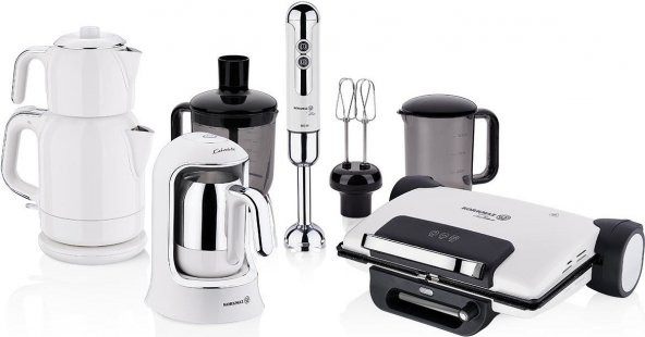 Korkmaz A1824 Vanilya 14 Parça Elektro Set