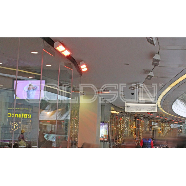 Goldsun Supra GSS40 4000W Suya Dayanıklı Dış Mekan Elektrikli Infrared Isıtıcı - 4