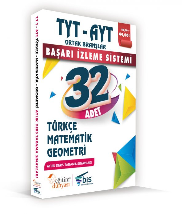 BİS YKS (TYT-AYT) ORTAK BRANŞLAR (32 ADET AYLIK GENEL TEKRAR TESTİ) - 1